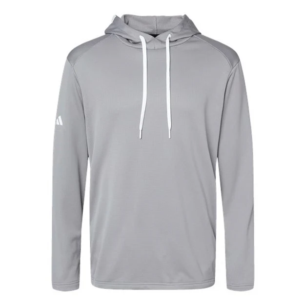 Adidas - Mens A530 Textured Mixed Media Hooded Sweatshirt - Image 8