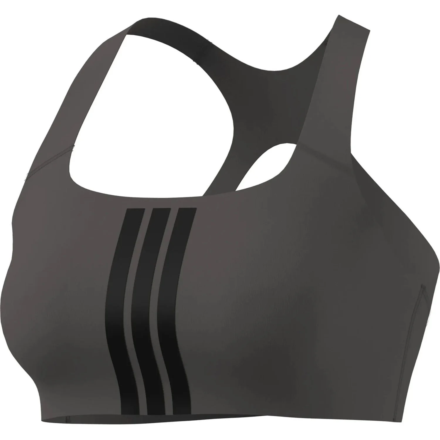 adidas - Womens Optime 3-Stripes Medium Support Bra - Image 2