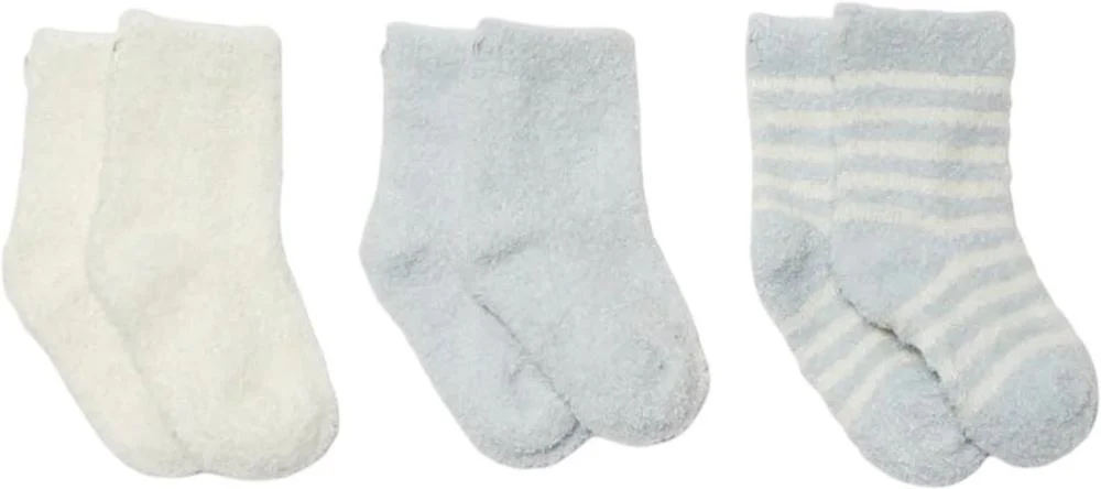 Barefoot Dreams - Infant Cozychic Lite Socks - Set Of 3 Pairs - Image 4
