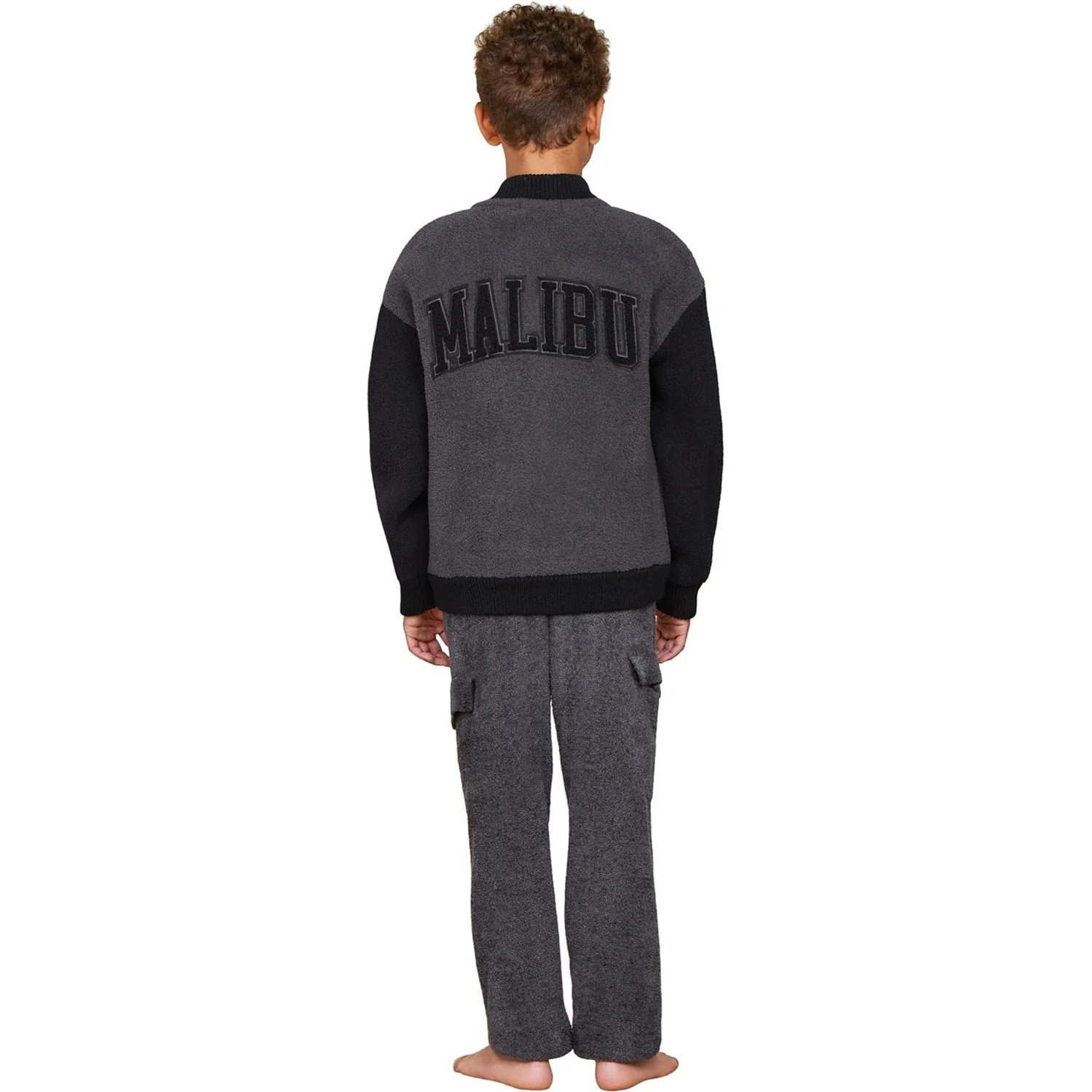 Barefoot Dreams - Kids Cozychic Malibu Varsity Jacket