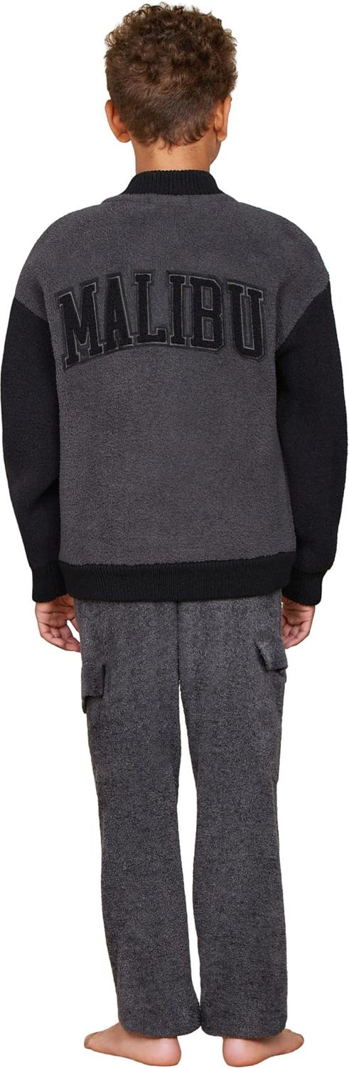 Barefoot Dreams - Kids Cozychic Malibu Varsity Jacket - Image 3