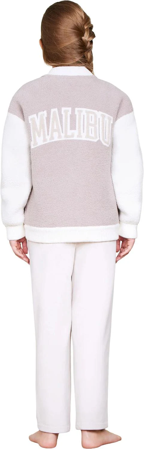 Barefoot Dreams - Kids Cozychic Malibu Varsity Jacket - Image 4