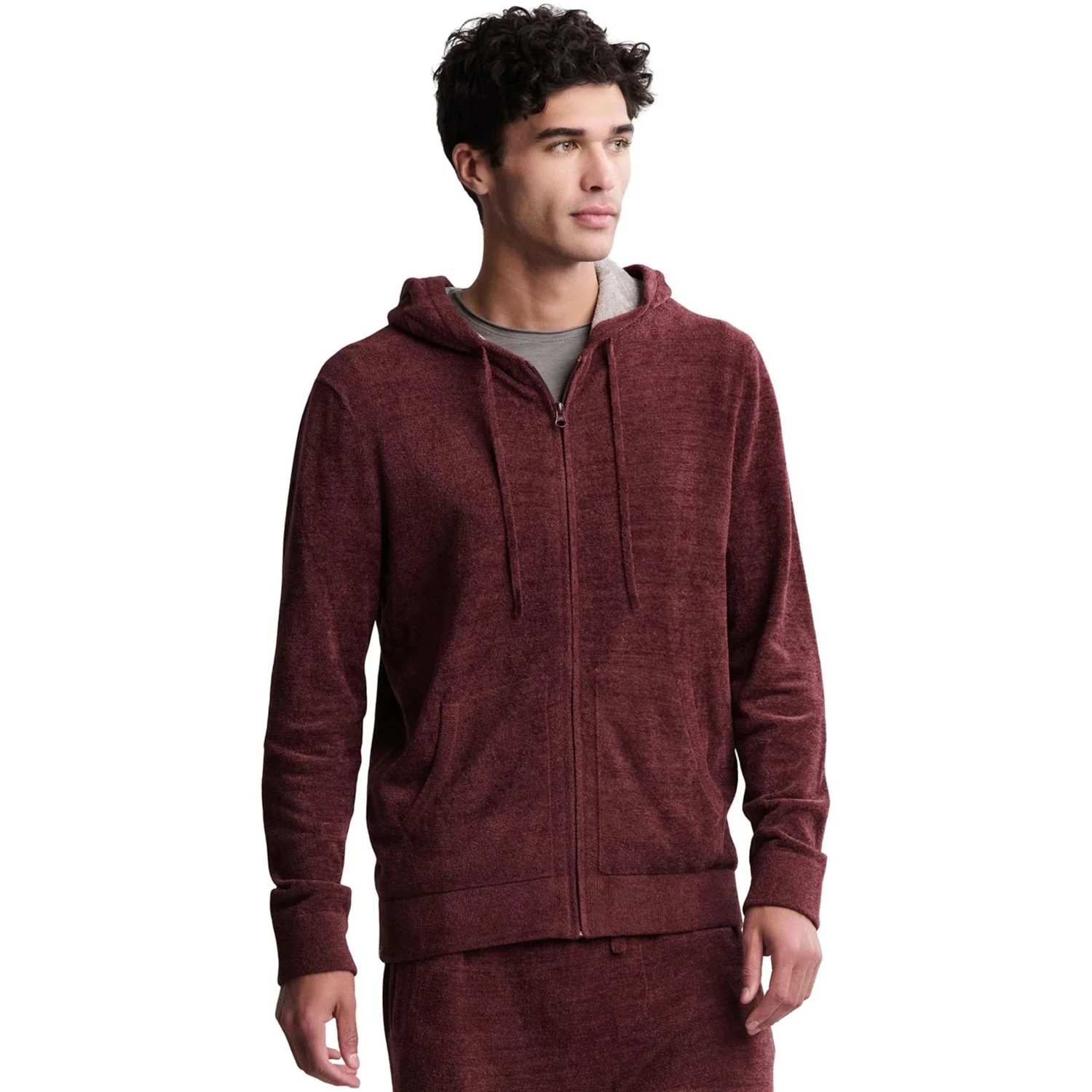 Barefoot Dreams - Mens CozyChic Ultra Lite Zip Up Hoodie - Image 3