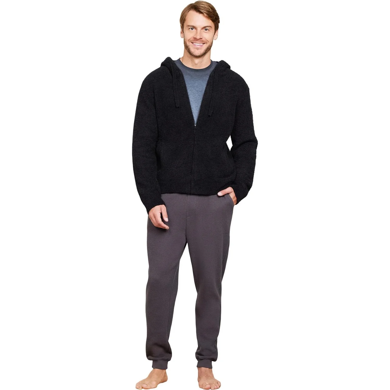 Barefoot Dreams - Mens Cozychic Zip Hoodie