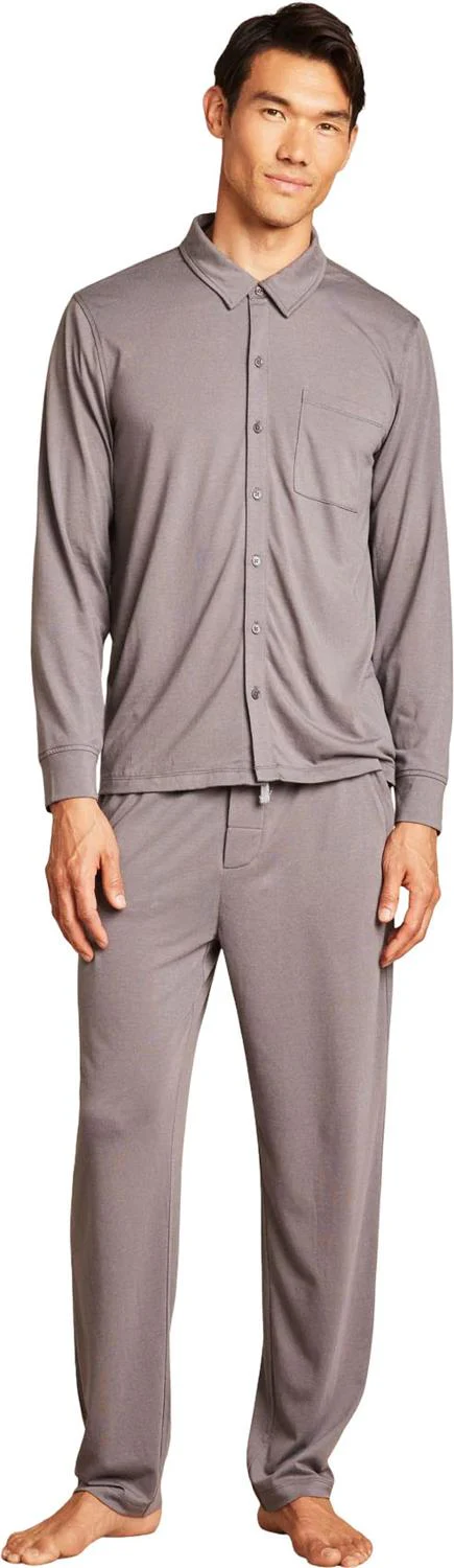 Barefoot Dreams - Mens Malibu Collection Triblend Buttondown Shirt - Image 6