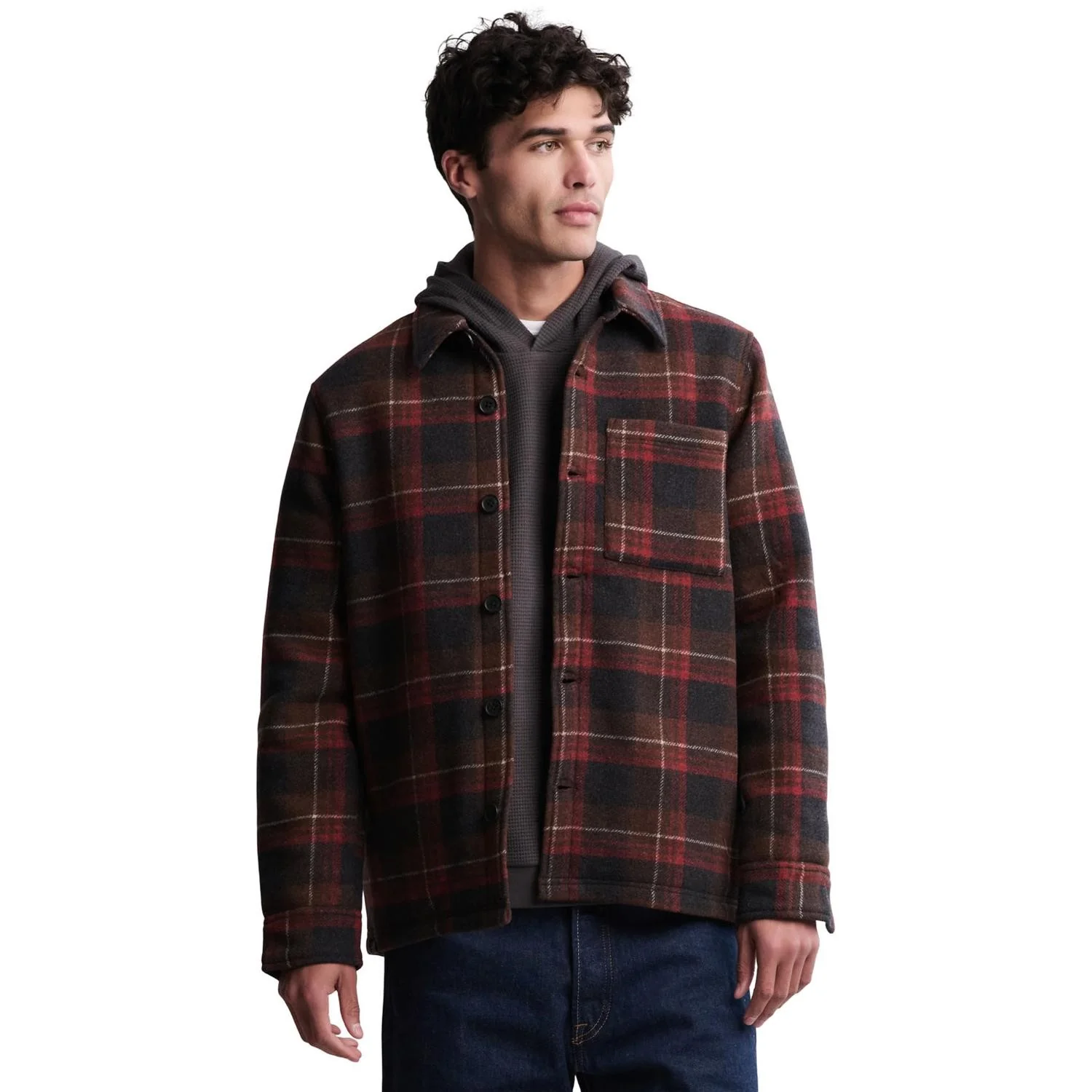 Barefoot Dreams - Mens Plaid Shacket