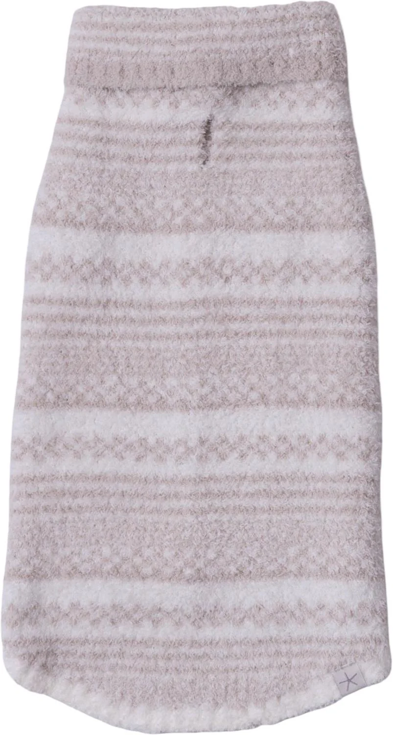 Barefoot Dreams - Pet CozyChic Checkered Stripe Pet Sweater - Image 4
