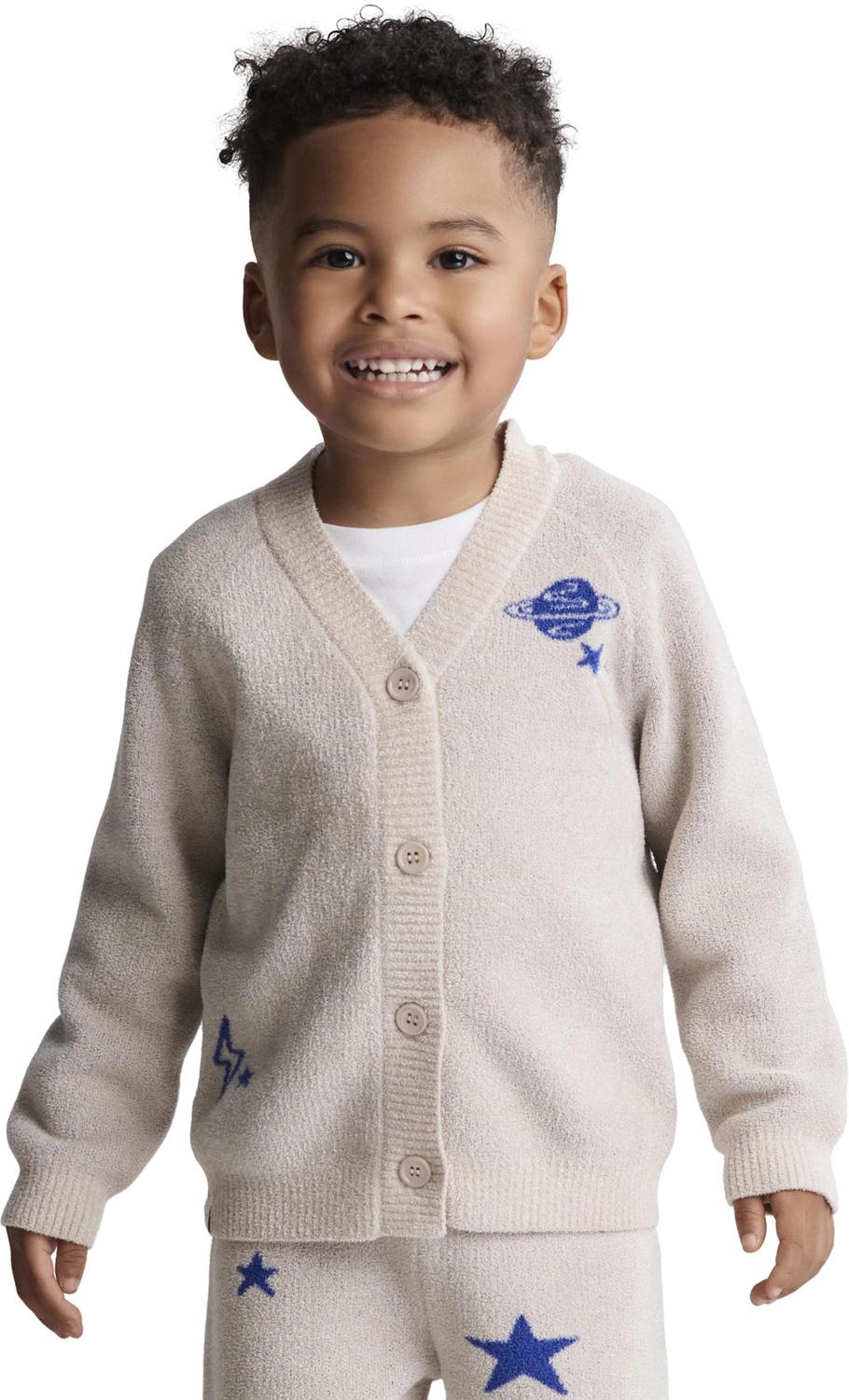 Barefoot Dreams - Toddler Boys CozyChic Ultra Lite Space Adventure Cardigan - Image 2