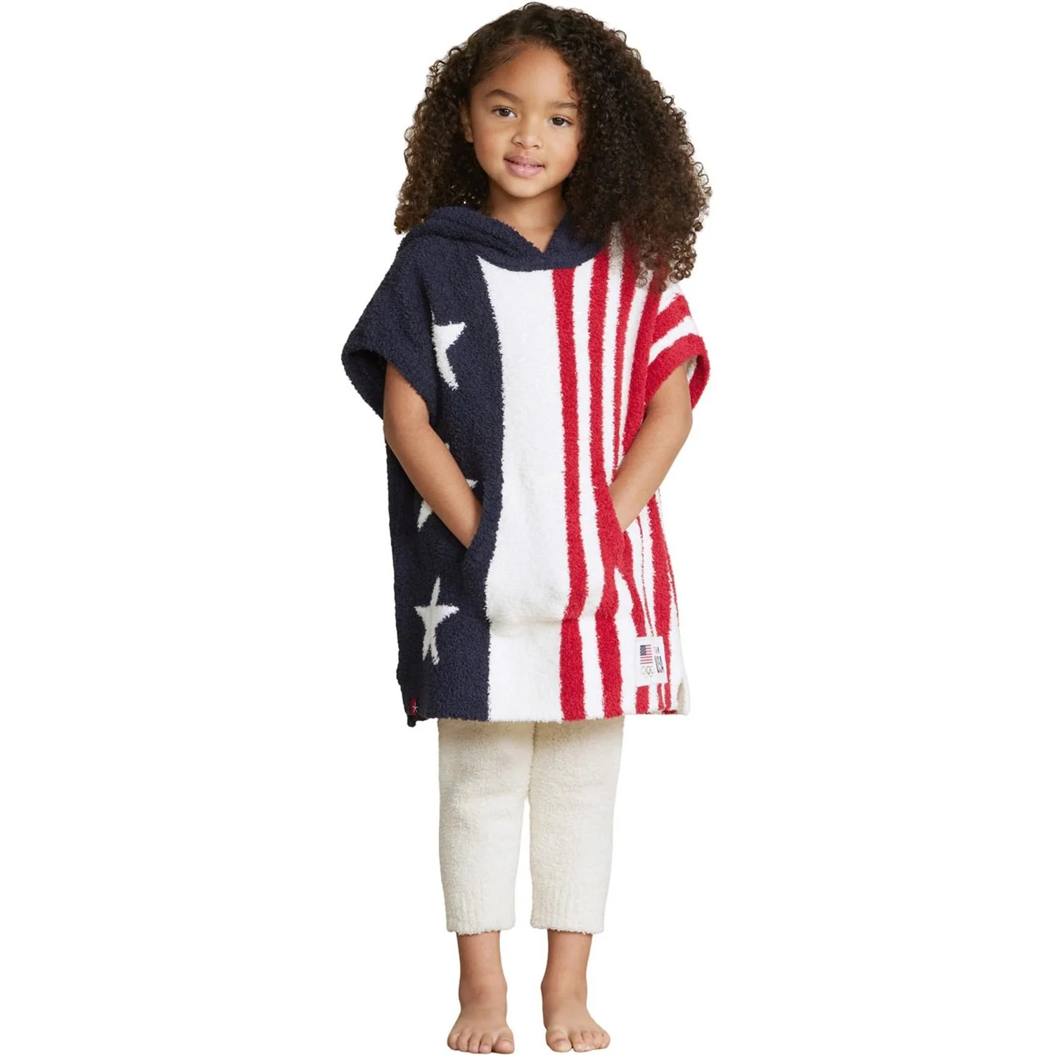 Barefoot Dreams - Toddler Cozychic Team Usa Stars And Stripes Cozy