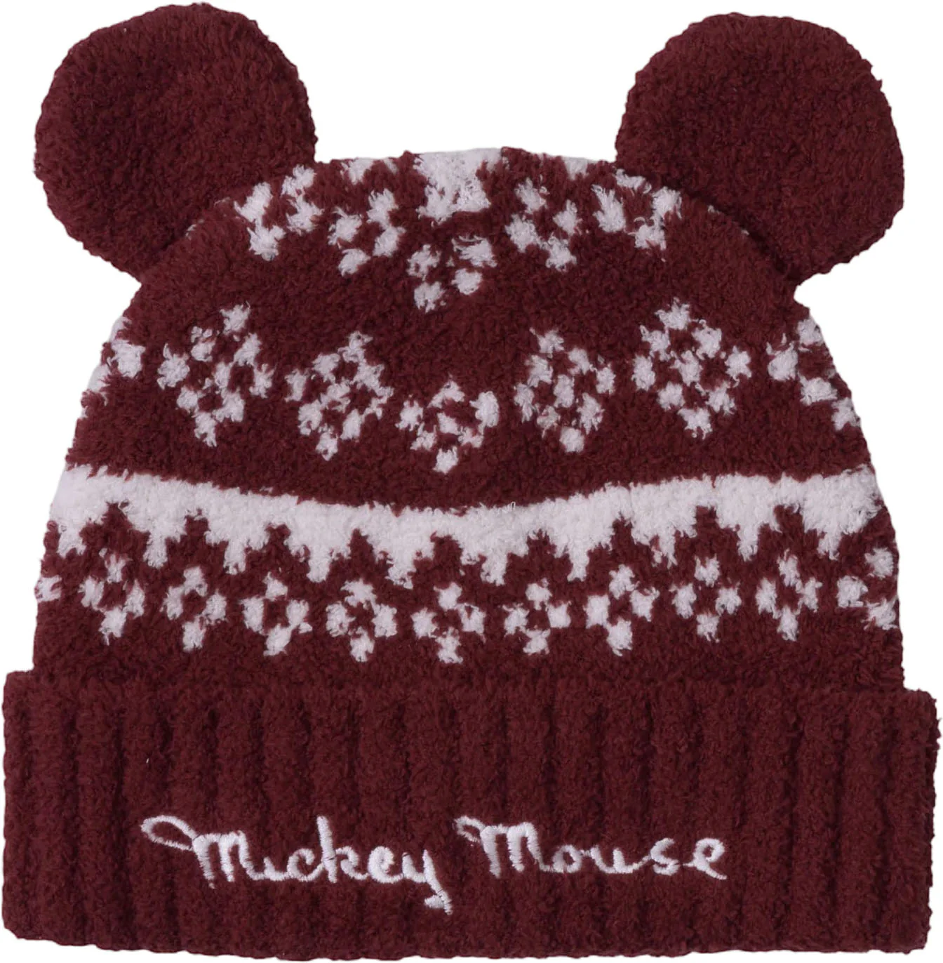 Barefoot Dreams - Unisex CozyChic Disney Mickey Fair Isle Beanie - Image 2