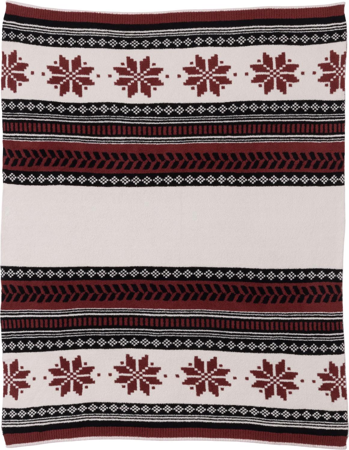 Barefoot Dreams - Unisex CozyChic Fair Isle Throw - Image 2