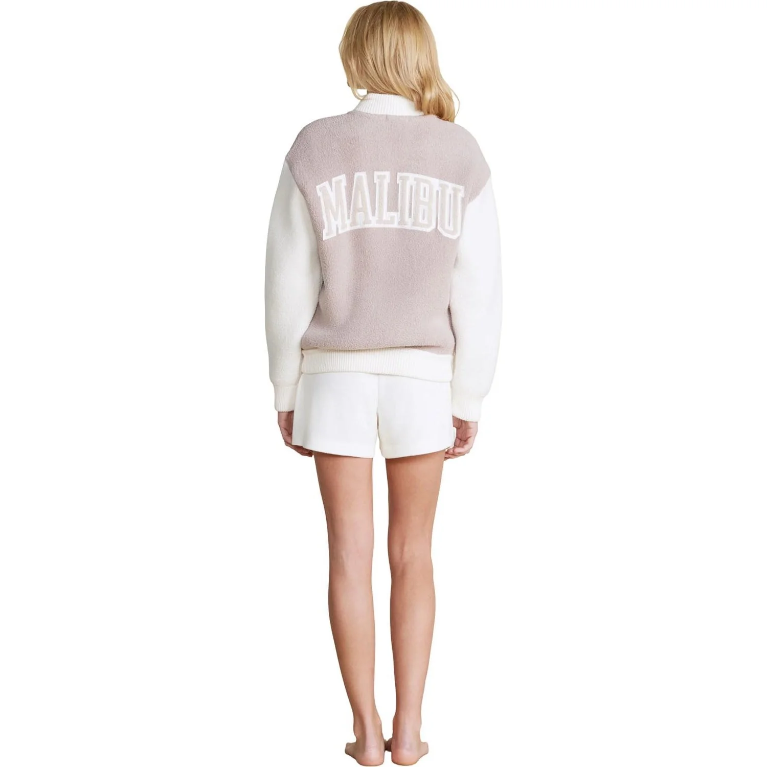 Barefoot Dreams - Unisex Cozychic Malibu Varsity Jacket - Image 2
