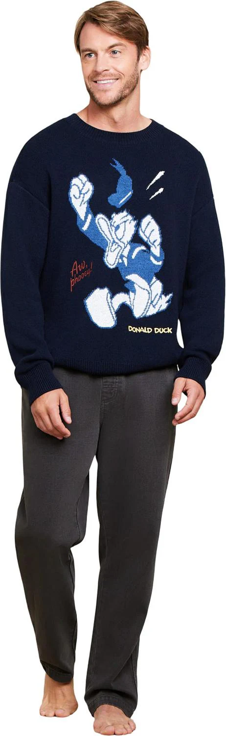 Barefoot Dreams - Unisex Cozychic Ultra Lite Cotton Unisex Disney Donald Duck Pullover - Image 2