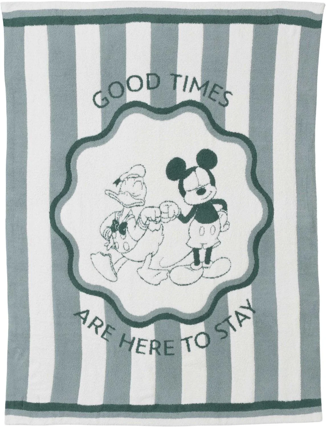 Barefoot Dreams - Unisex Disney Mickey And Donald Stripe 45X60 Blanket - Image 2