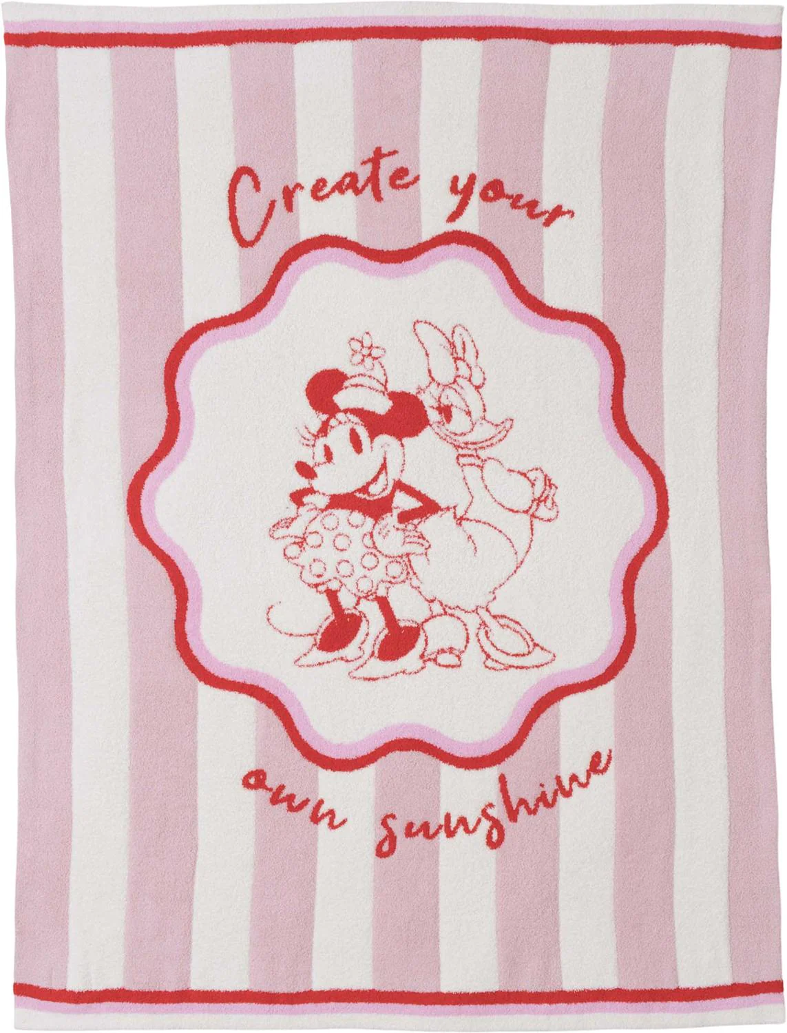 Barefoot Dreams - Unisex Disney Minnie And Daisy Stripe 45X60 Blanket - Image 2