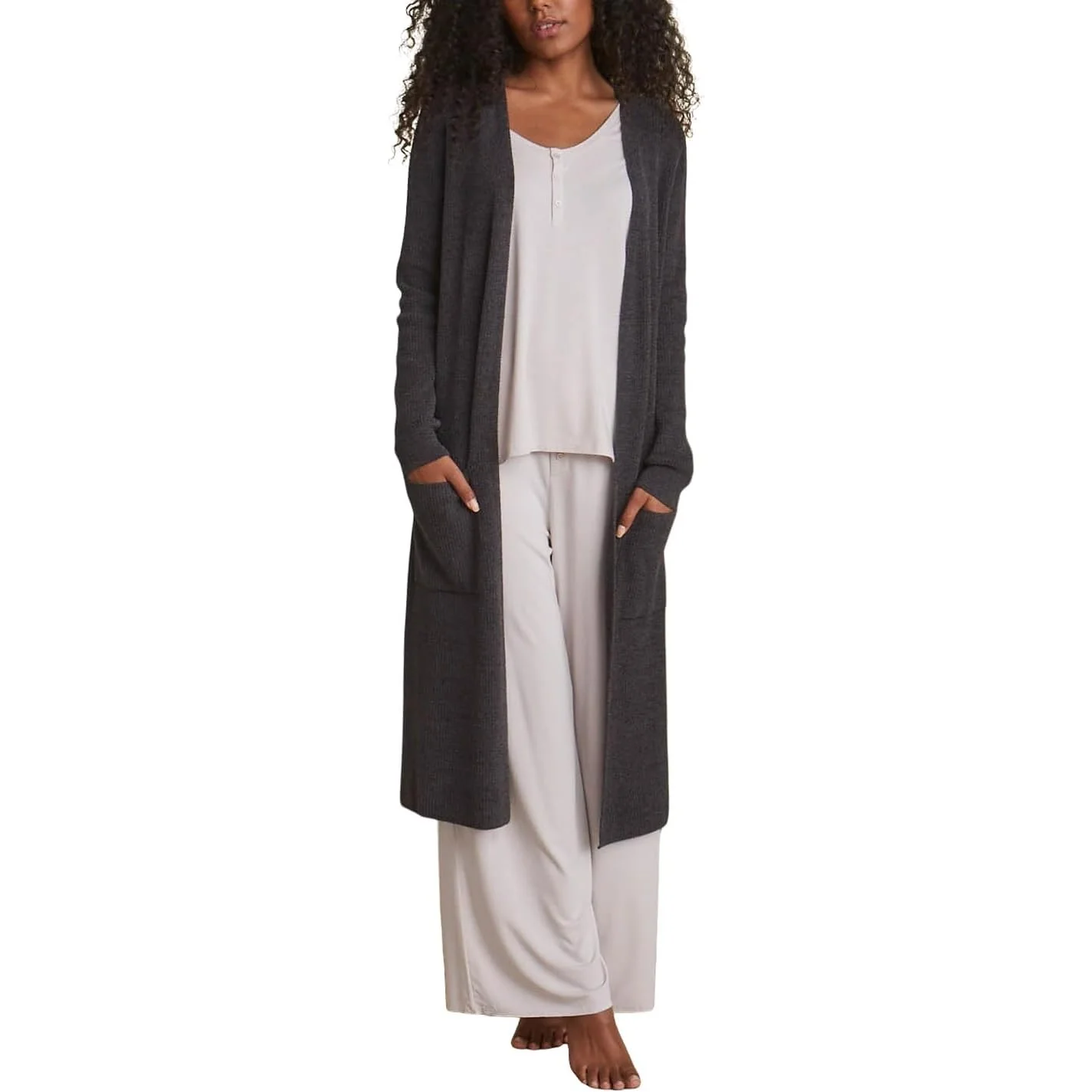 Barefoot Dreams - Womens Ccul Long Cardigan - Image 4