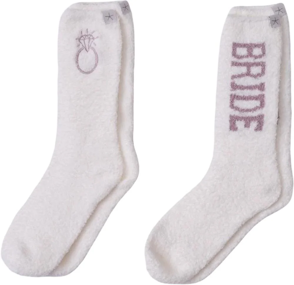 Barefoot Dreams - Womens CozyChic Bridal Sock Set - Image 3