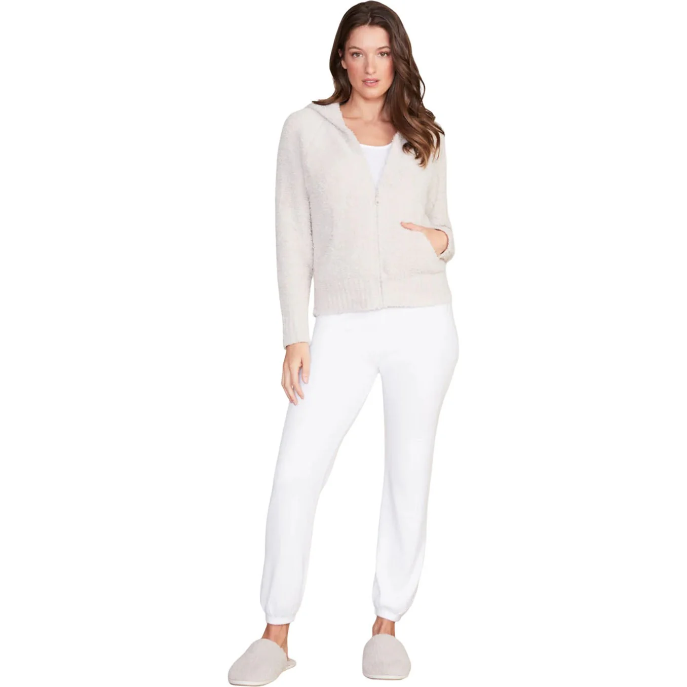 Barefoot Dreams - Womens Cozychic Relaxed Zip-Up Hoodie - Image 2