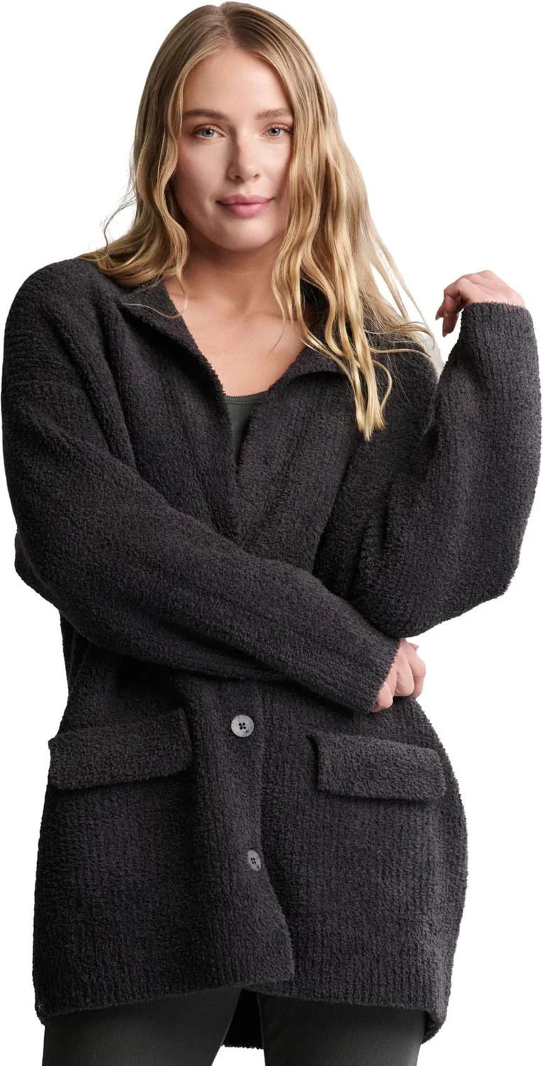 Barefoot Dreams - Womens CozyChic Rib Oversized Notch Collar Blazer - Image 3