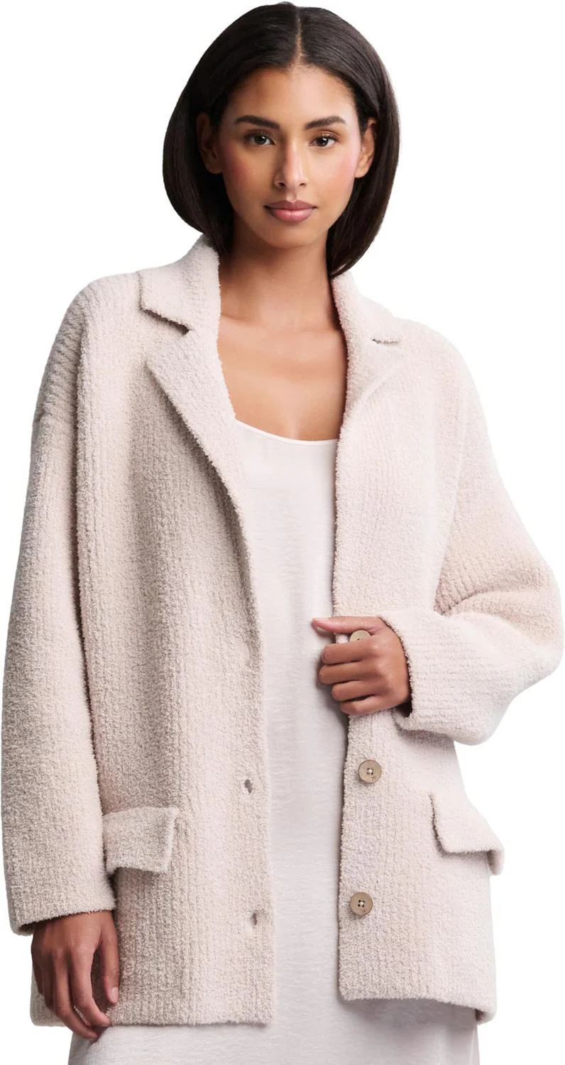 Barefoot Dreams - Womens CozyChic Rib Oversized Notch Collar Blazer - Image 4