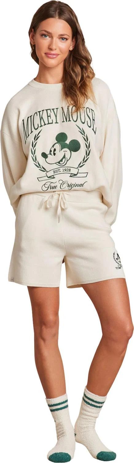 Barefoot Dreams - Womens Cozychic Ultra Lite Disney Mickey Athletic Shorts - Image 2