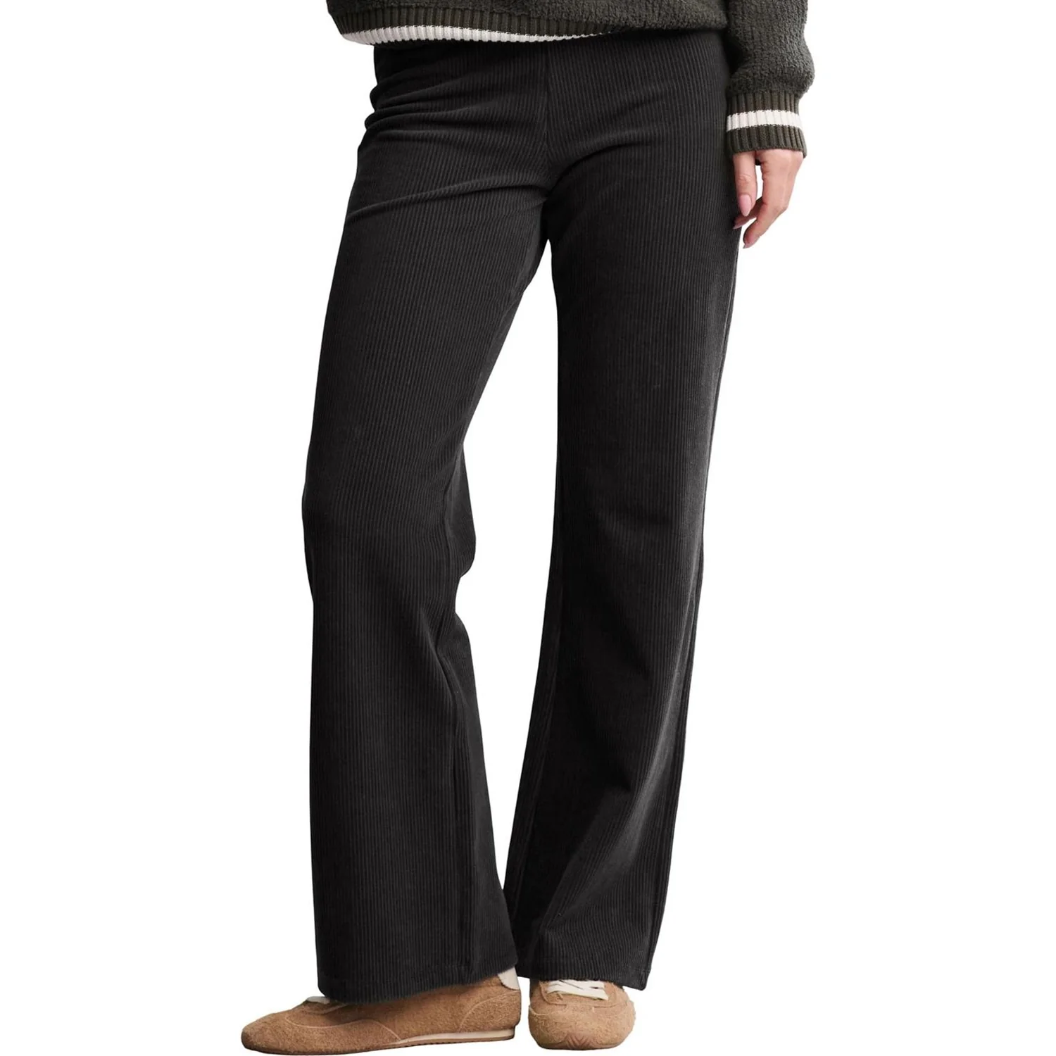 Barefoot Dreams - Womens Stretch Cord Wide Leg Pant