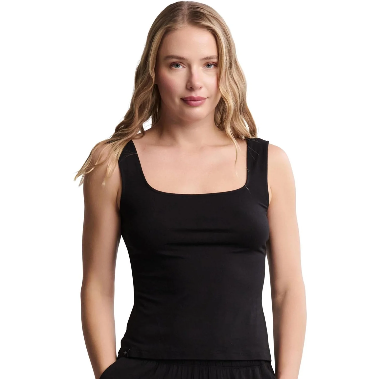 Barefoot Dreams - Womens Ultra Soft Jersey Square Neck Tank