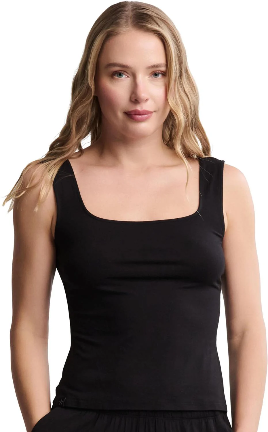 Barefoot Dreams - Womens Ultra Soft Jersey Square Neck Tank - Image 3