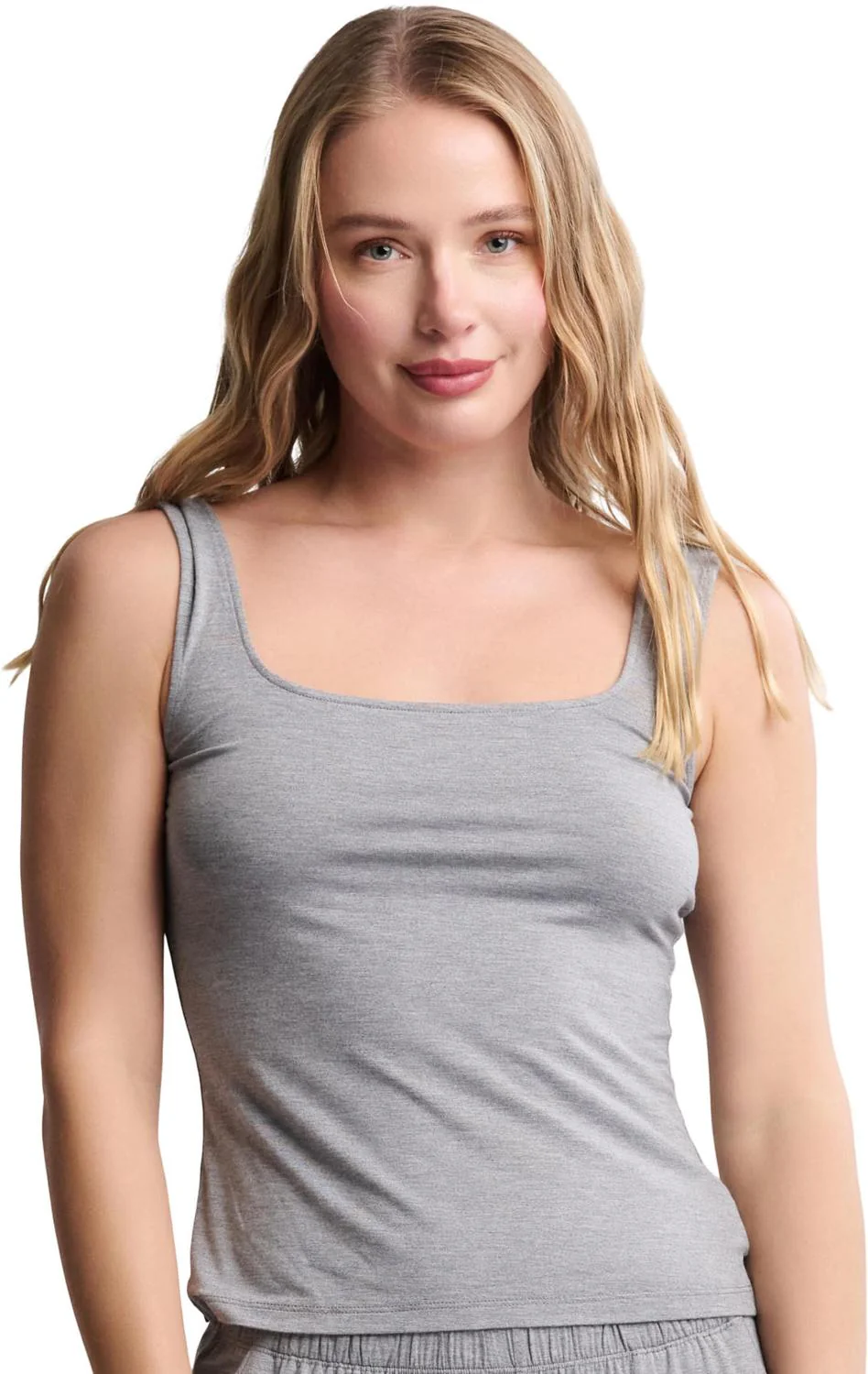 Barefoot Dreams - Womens Ultra Soft Jersey Square Neck Tank - Image 4
