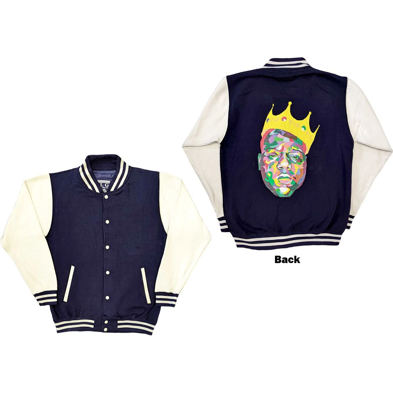 Biggie Smalls - Unisex Crown Varsity Jacket - Image 2