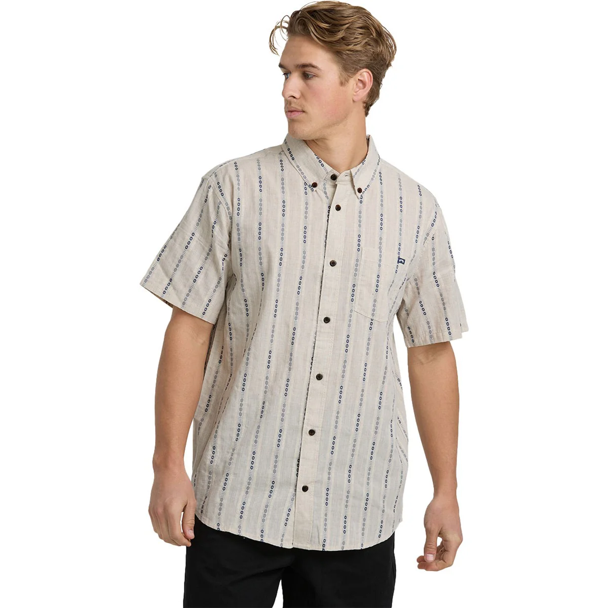 Billabong - Mens All Day Jacquard Short Sleeve Top - Image 2