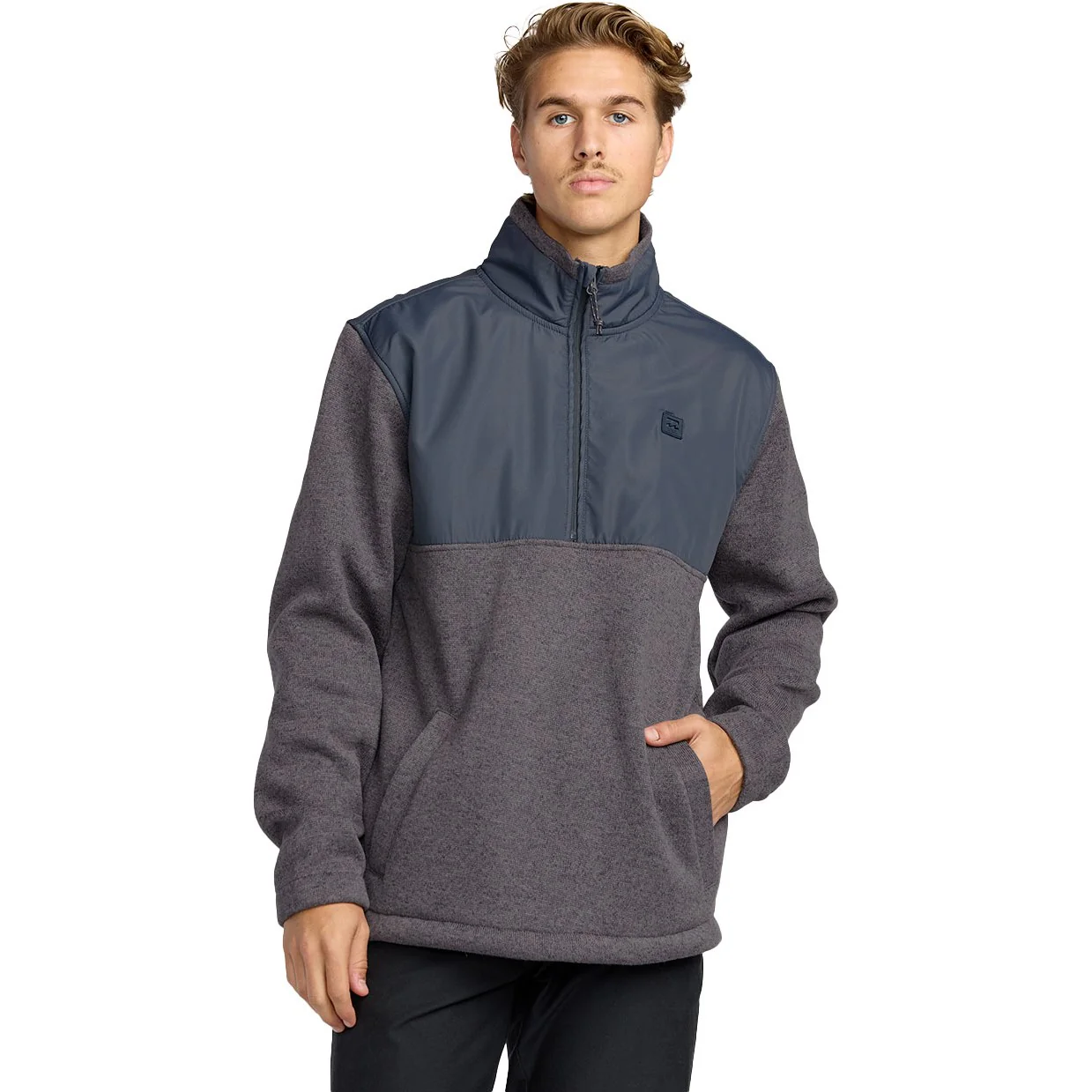 Billabong - Mens Boundary Blocked Mock Neck Sweatshirt - Image 3