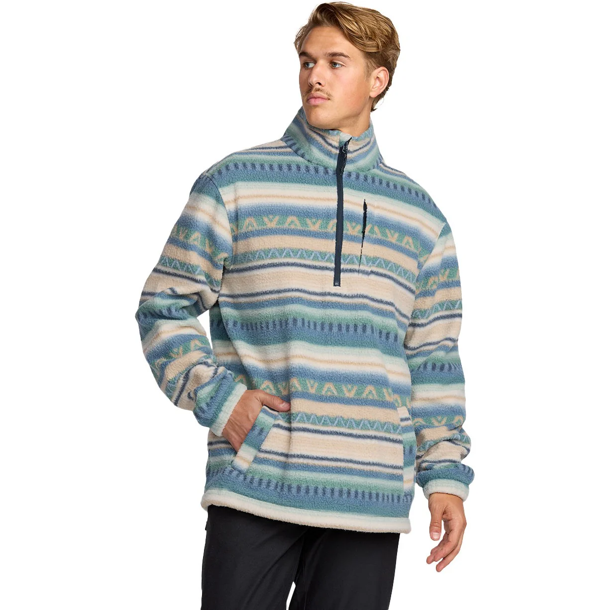 Billabong - Mens Boundary Mock Sweater - Image 8