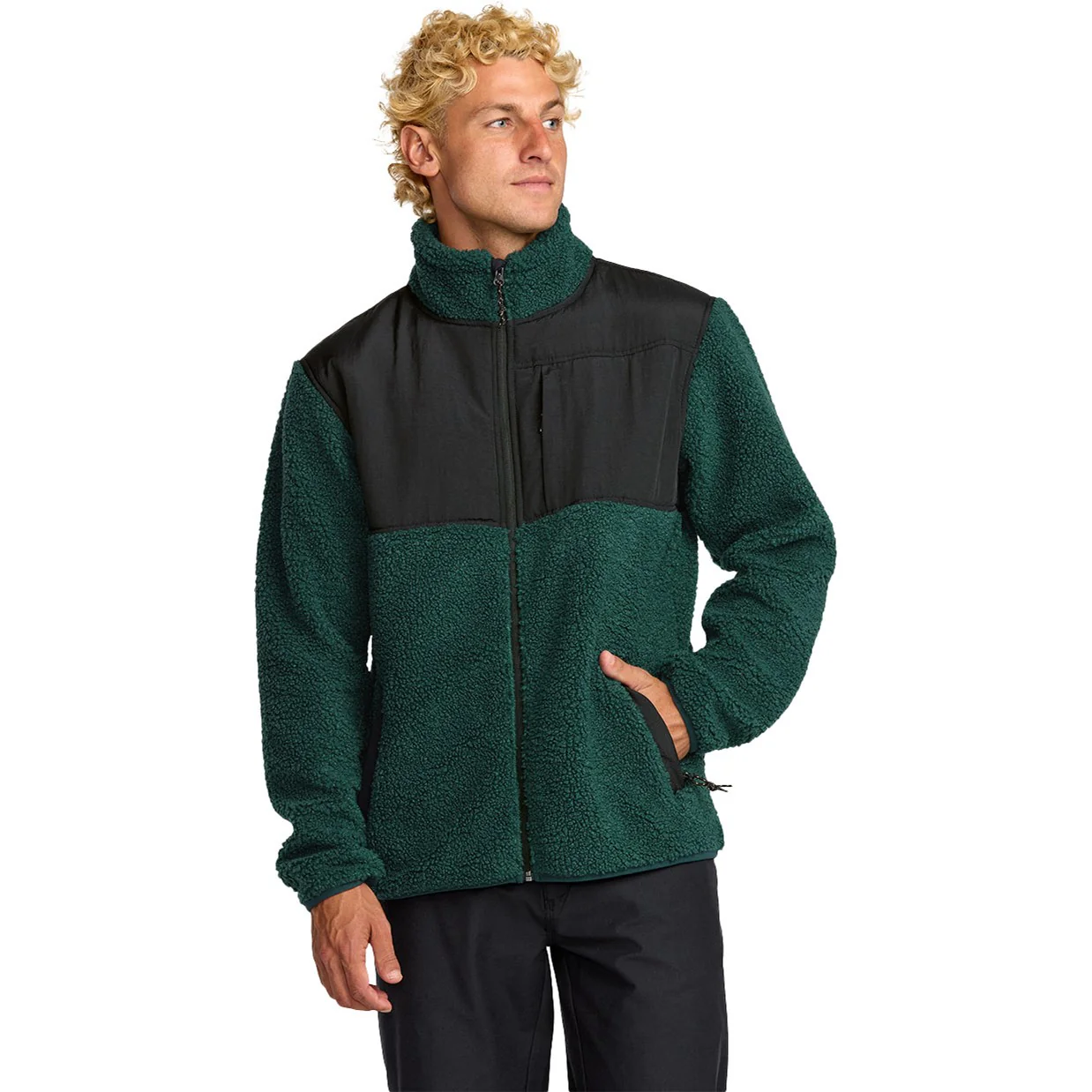 Billabong - Mens Boundary Summit Long Sleeve Zip Front Hoodie - Image 3