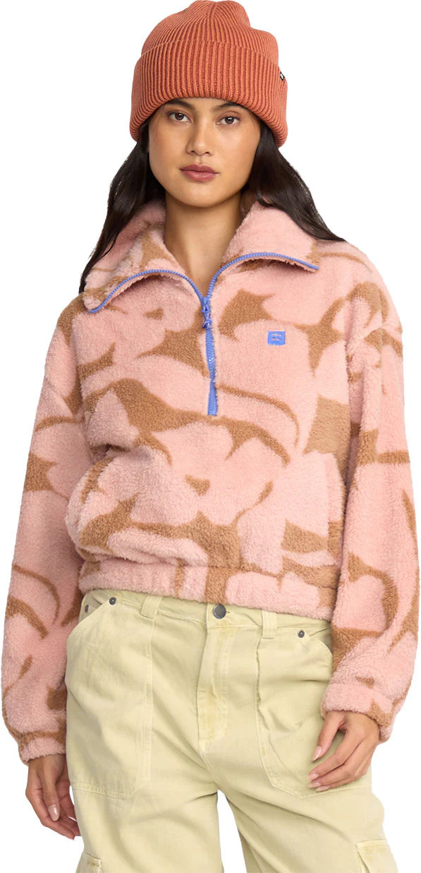 Billabong - Womens Barra Half Zip Sweatshirt - Image 5