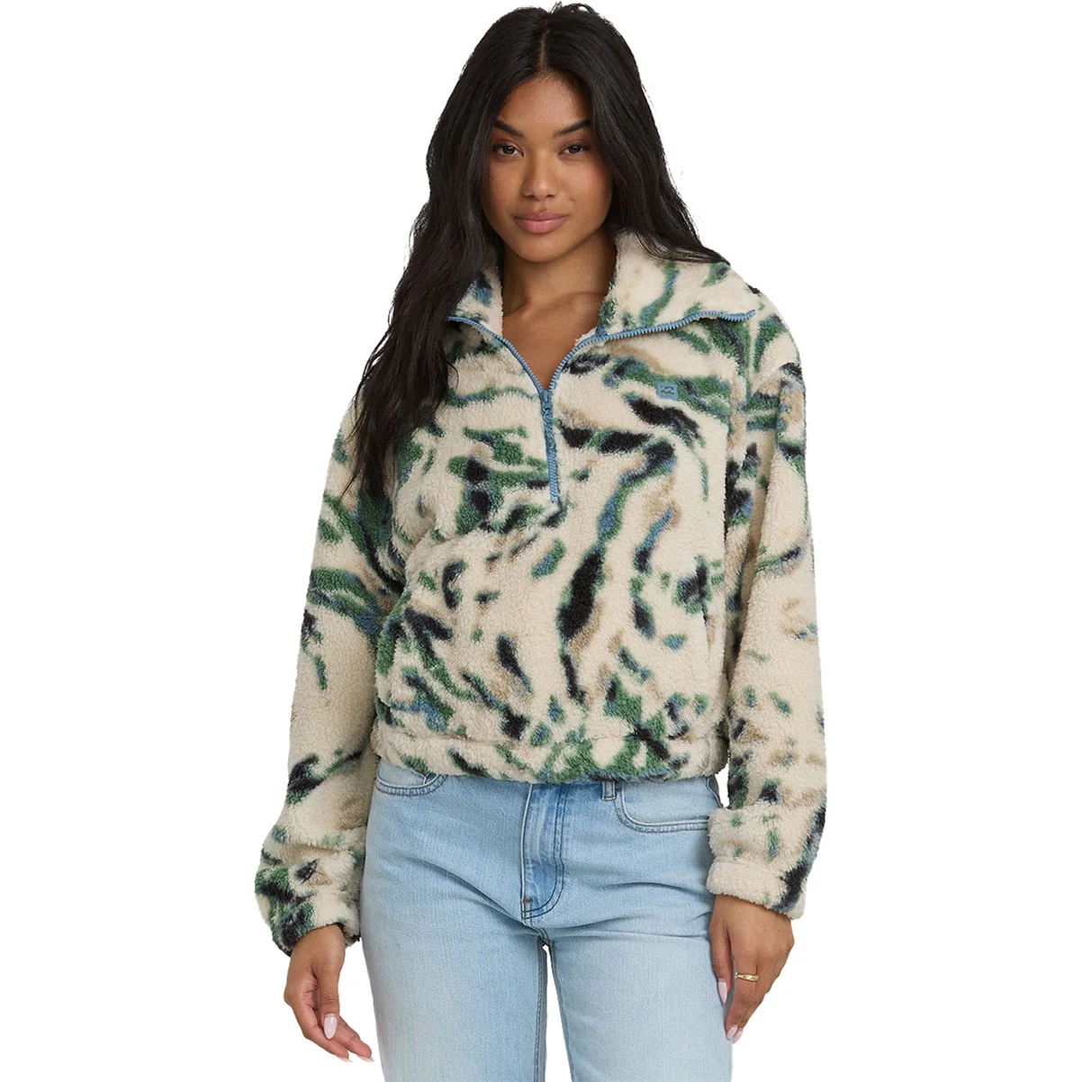 Billabong - Womens Barra Half Zip Sweatshirt - Image 8