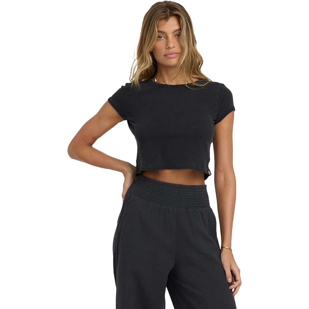 Billabong - Womens Daily Tee Short Sleeve Knit Top - Image 2