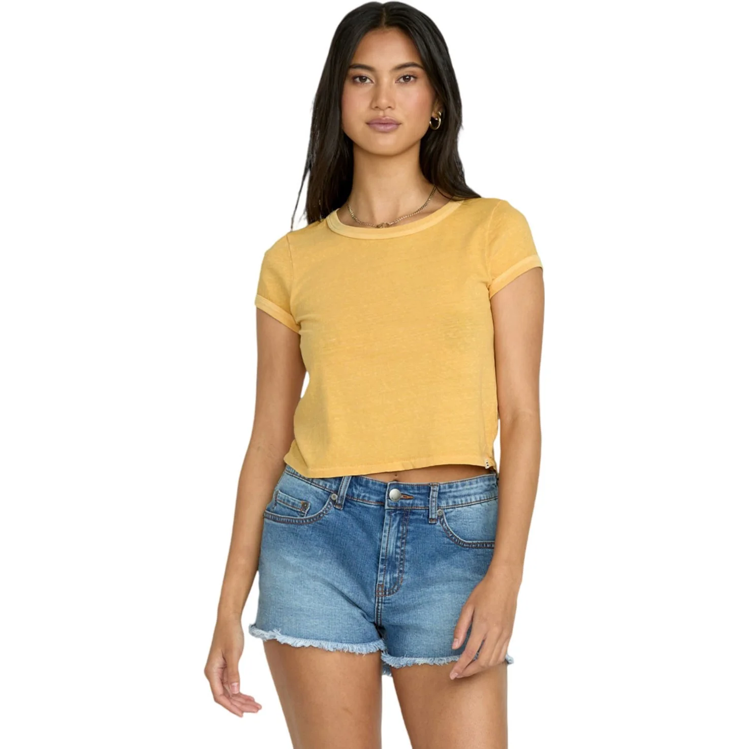 Billabong - Womens Daily Tee Short Sleeve Knit Top - Image 4