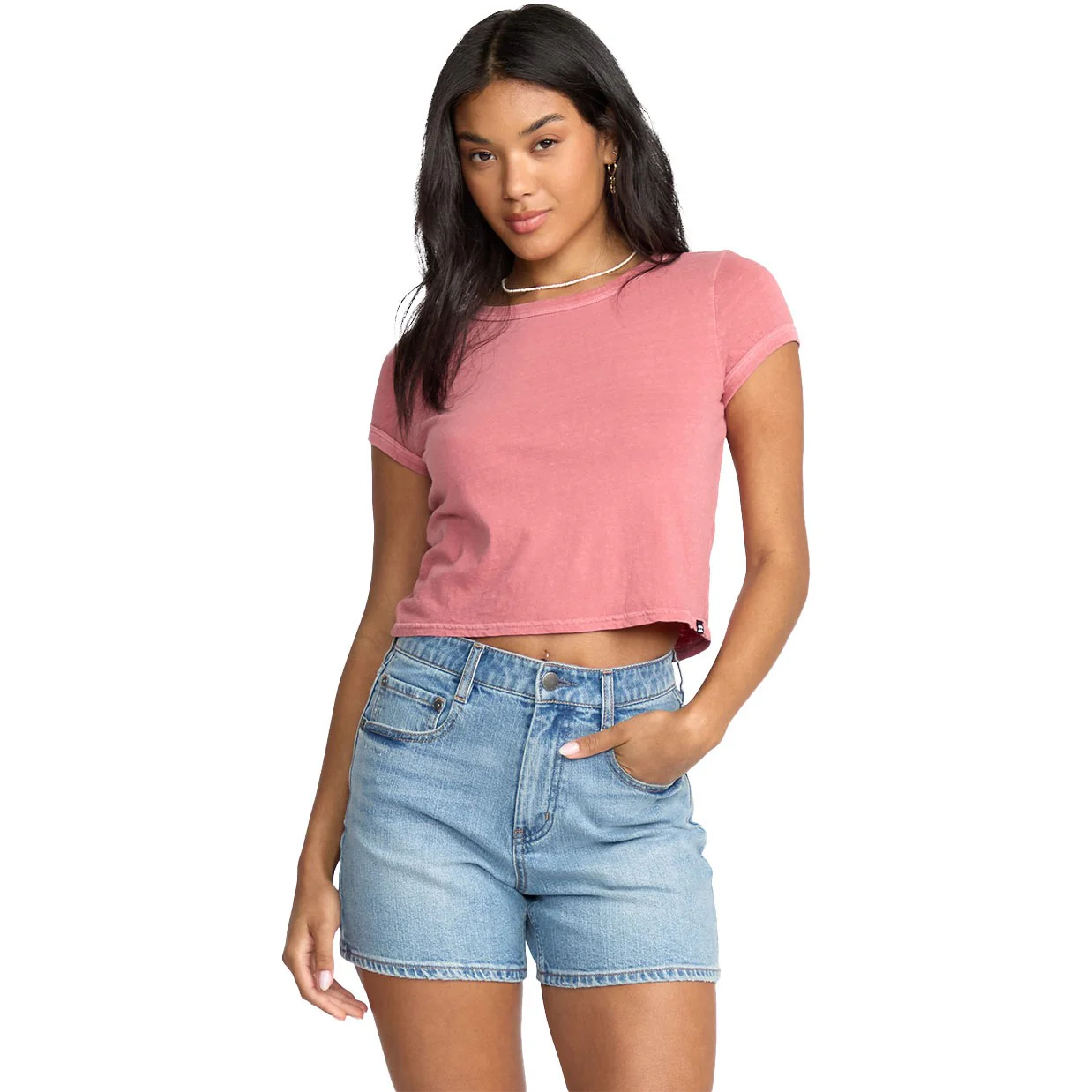 Billabong - Womens Daily Tee Short Sleeve Knit Top - Image 7