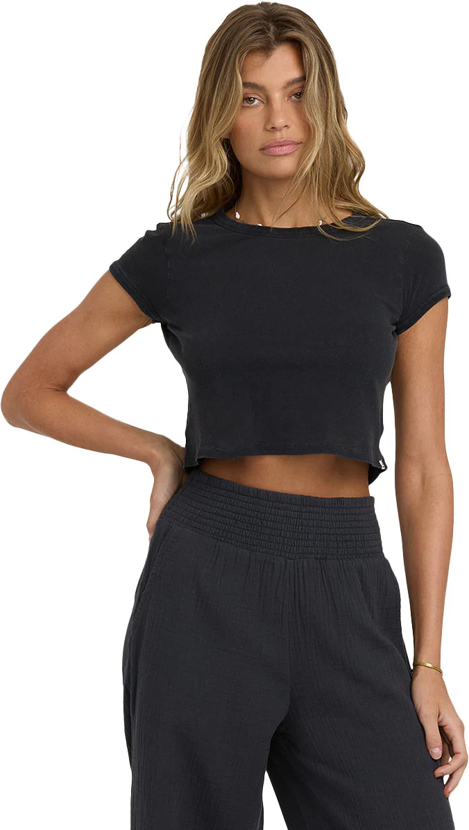 Billabong - Womens Daily Tee Short Sleeve Knit Top - Image 9