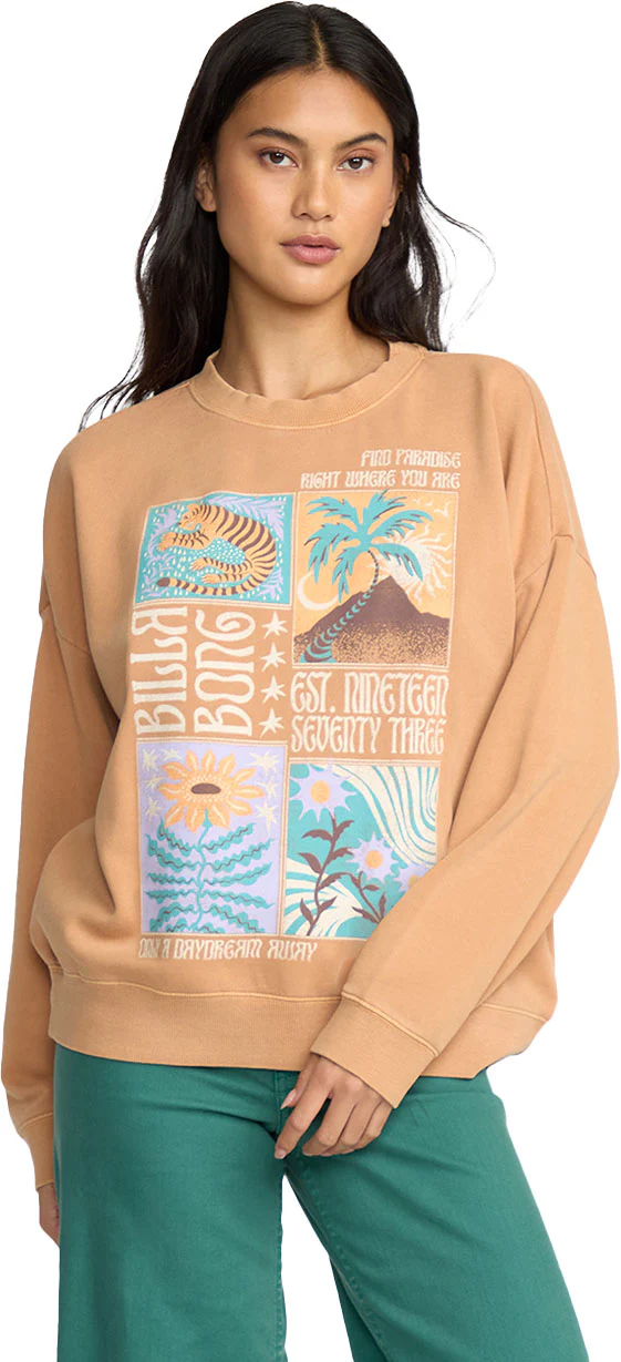 Billabong - Womens Echo Crew Neck Sweatshirt - Image 11