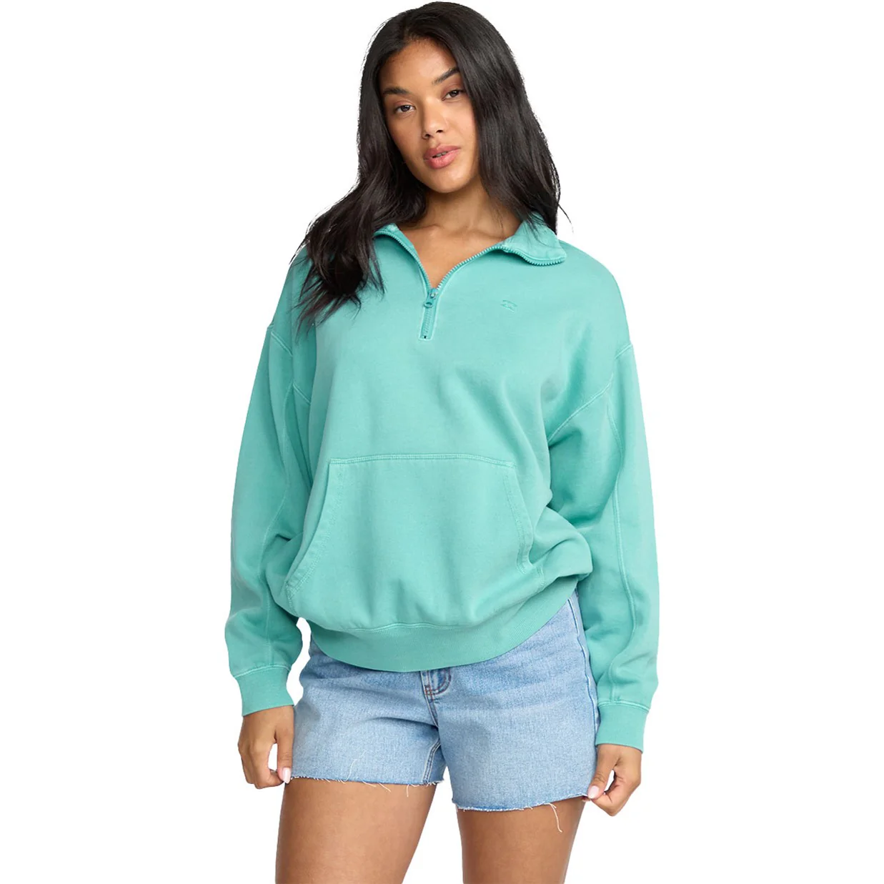 Billabong - Womens Hula Half Zip Sweatshirt - Image 2
