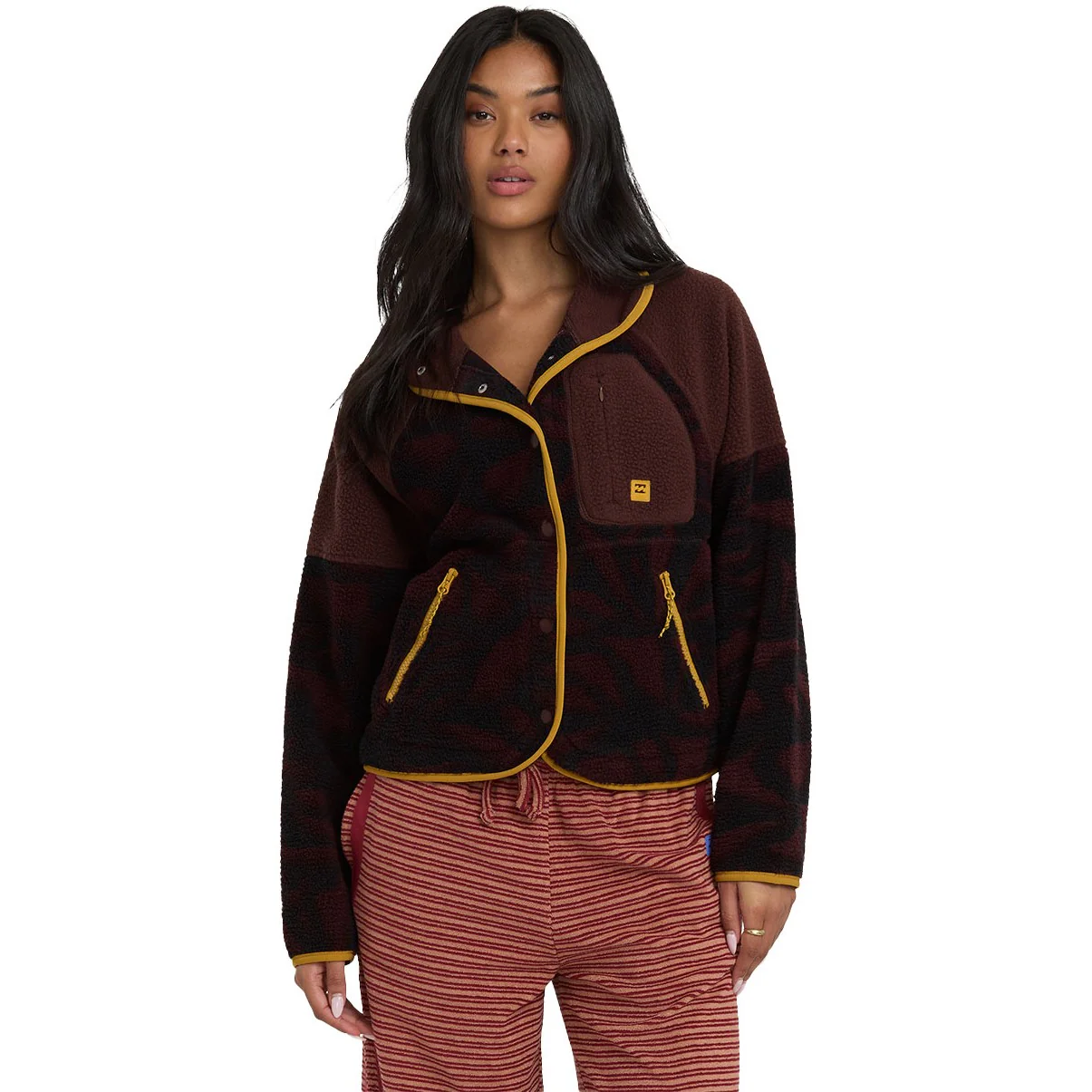 Billabong - Womens Popoyo Snap Up Fleeve Jacket