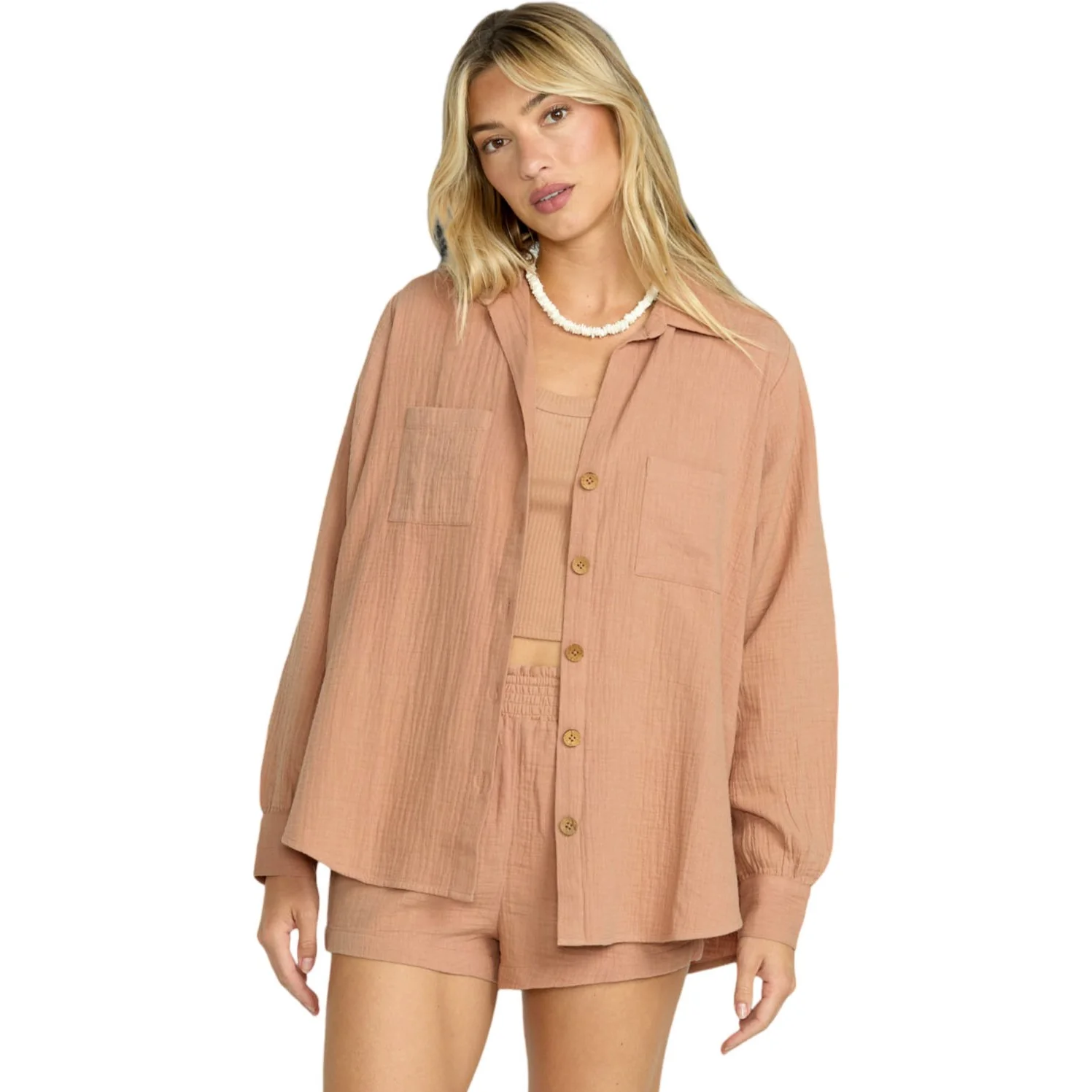 Billabong - Womens Swell Blouse Long Sleeve Wvn Top - Image 5
