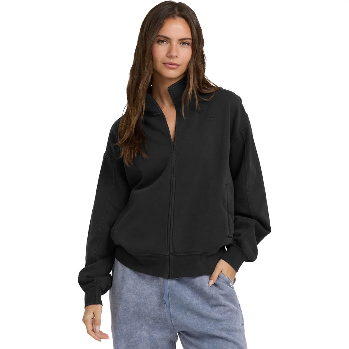 Billabong - Womens The Avery Long Sleeve Zip Front Hoodie