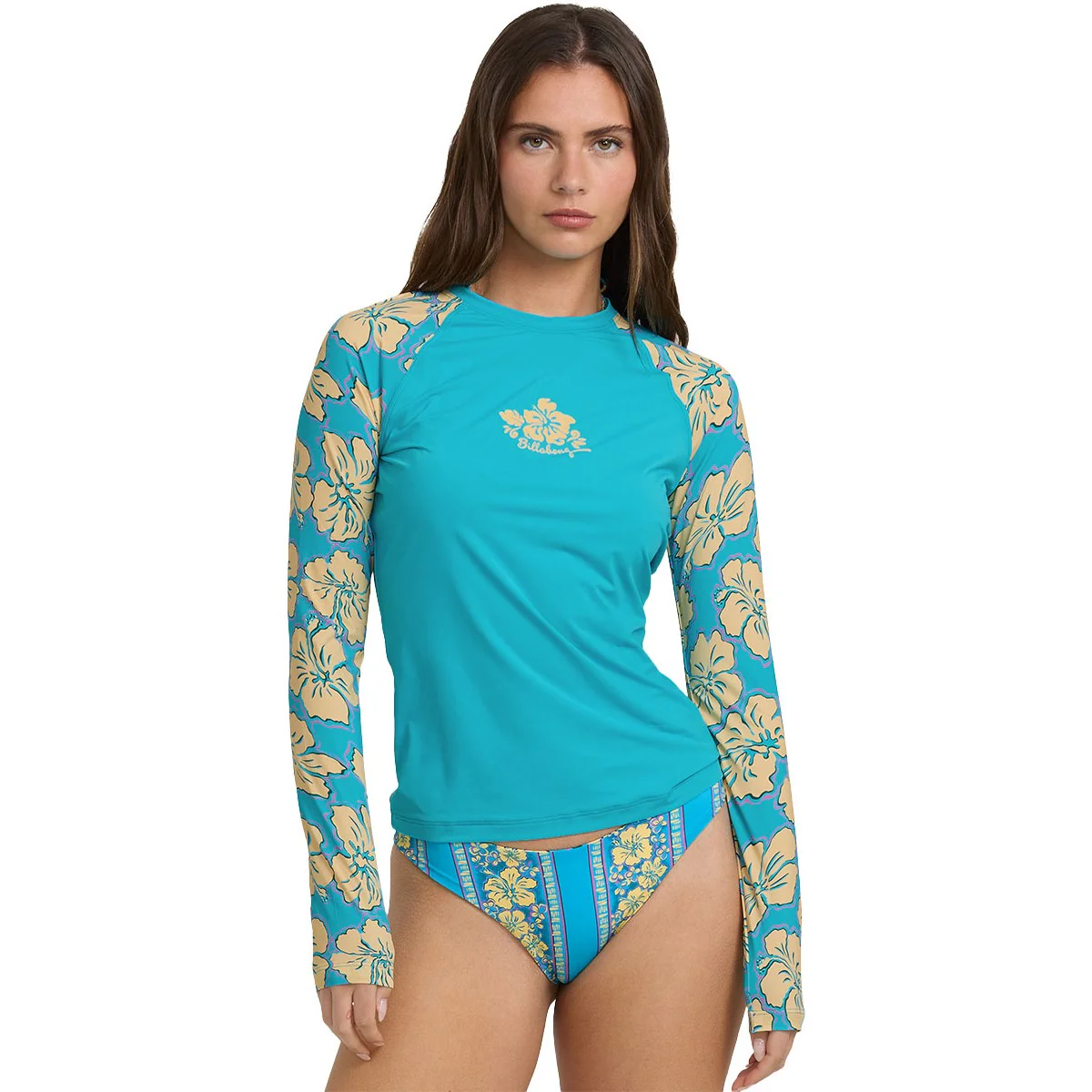 Billabong - Womens Tropic Shift Long Sleeve Rashguard - Image 2