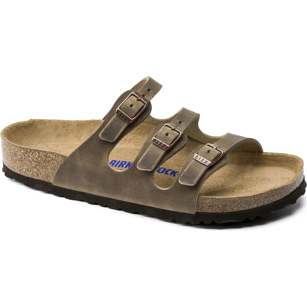 Birkenstock - Womens Florida Soft Footbed Oil Sandal - Image 2