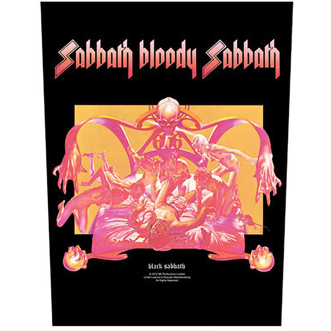 Black Sabbath - Unisex Sabbath Bloody Sabbath Back Patch