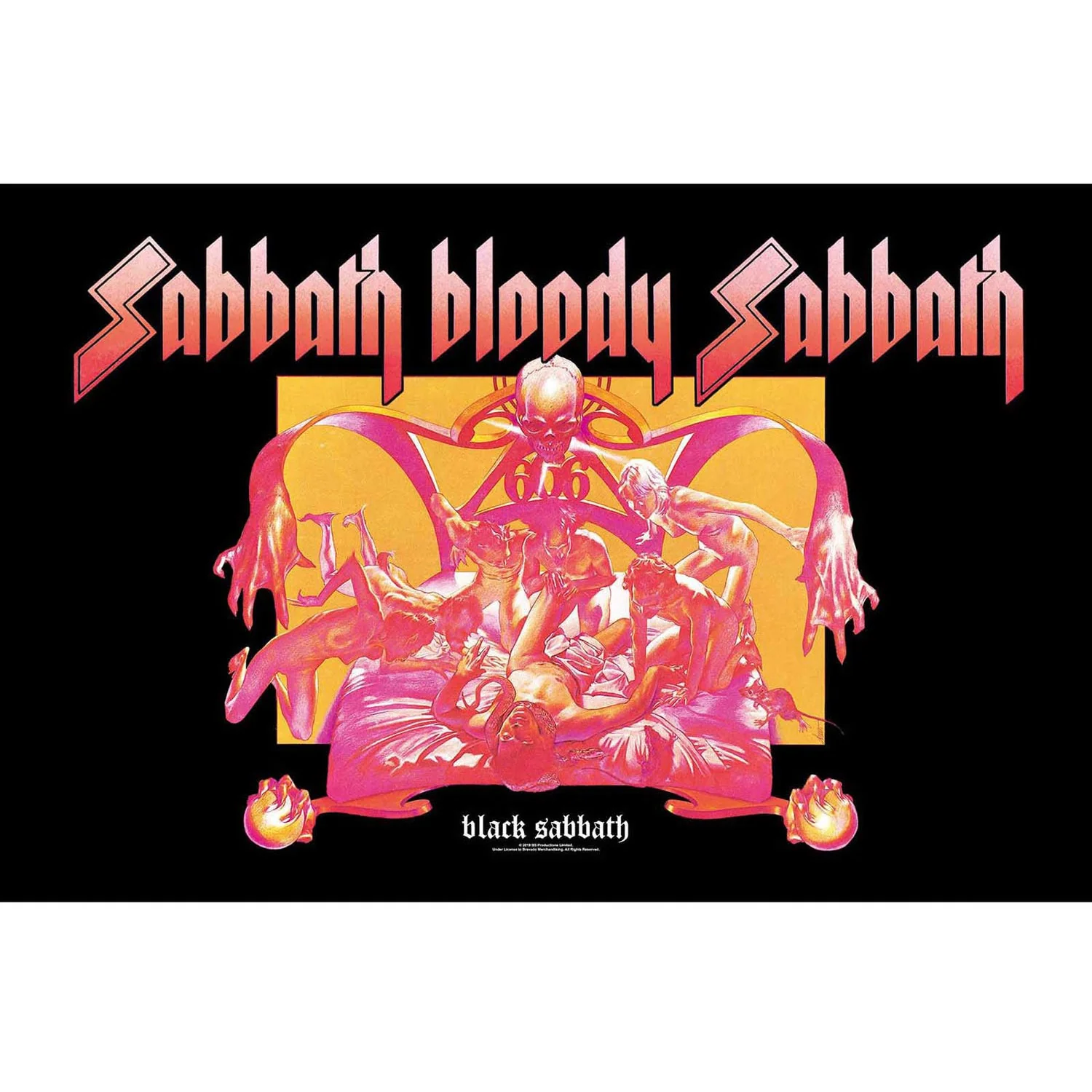 Black Sabbath - Unisex Sabbath Bloody Sabbath Textile Poster - Image 2