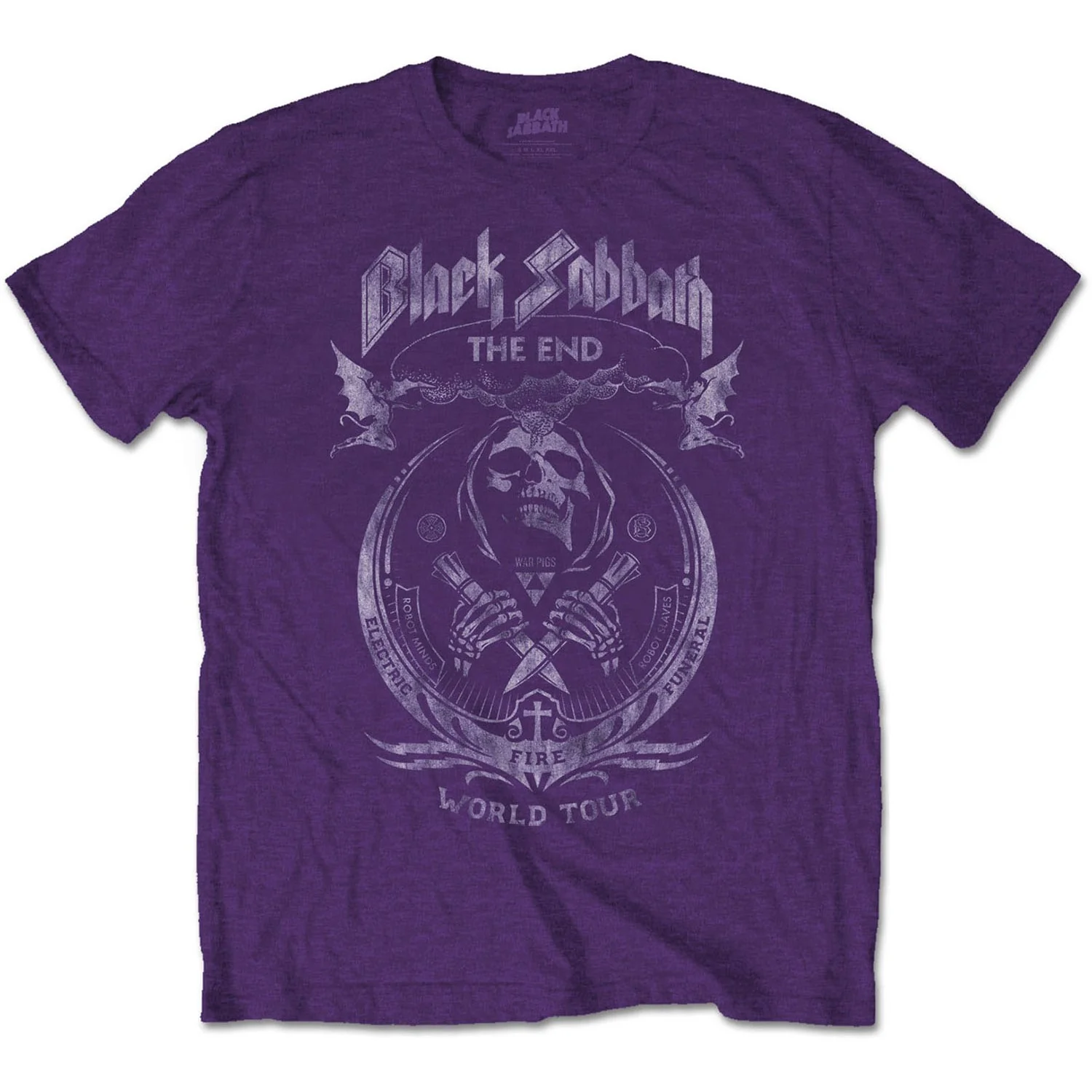 Black Sabbath - Unisex The End Mushroom Cloud T-Shirt - Image 2